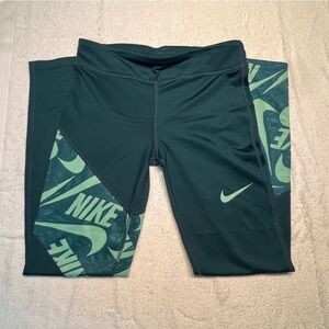 BUNDLE AND SAVE! Nike Kids Dark Green Graphic Leggings